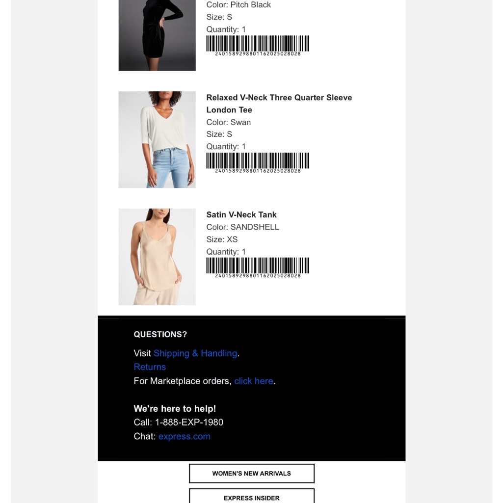 Express Bundle Nwt